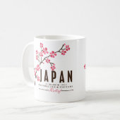 KIRSCHblüte - JAPAN Kaffeetasse (Vorderseite Links)