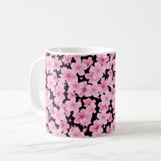 Kirschblüte Kaffeetasse (Vorderseite Links)