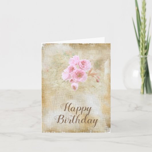 Kirschblüte Karte (Vorderseite)