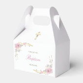 Kirschblüte katholisches Mädchen Taufe Geschenkschachtel (Rückseite)