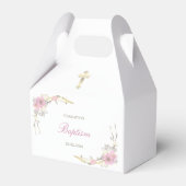 Kirschblüte katholisches Mädchen Taufe Geschenkschachtel (Vorderseite)