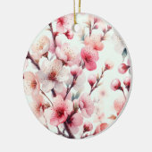 Kirschblüte Keramik Ornament (Links)