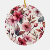 Kirschblüte Keramik Ornament (Vorne)