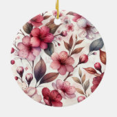 Kirschblüte Keramik Ornament (Hinten)