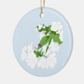 Kirschblüte keramik ornament (Links)