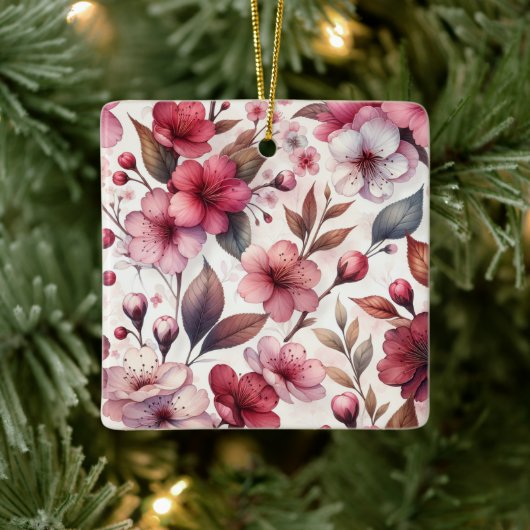 Kirschblüte Keramikornament (Baum)