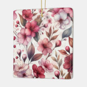 Kirschblüte Keramikornament (Links)