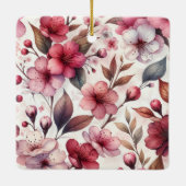 Kirschblüte Keramikornament (Rückseite)