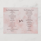 Kirschblüte Kirschblüte und Ankündigungspostkarte (Rückseite)