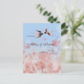 Kirschblüte Kirschblüte und Ankündigungspostkarte (Stehend Vorderseite)