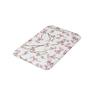 Kirschblüte-Kirschblüten-Druck Badematte