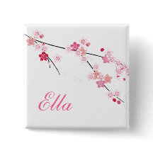 Kirschblüte-Kirschblüten-Knopf mit individuellem