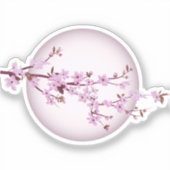 Kirschblüte-Kirsche-Japanisch Aufkleber (Vorderseite)