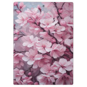 Kirschblüte Klemmbrett (Rückseite)