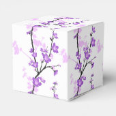 Kirschblüte, königlich lila, Blume, Mädchen Geschenkschachtel (Rückseite)