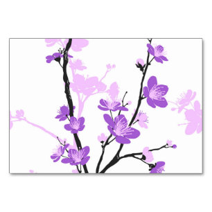 Kirschblüte, königlich lila, Blume, Mädchen Tischnummer