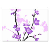 Kirschblüte, königlich lila, Blume, Mädchen Tischnummer (Rückseite)