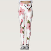 Kirschblüte Leggings (Vorderseite)
