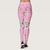 Kirschblüte Leggings (Rückseite)