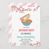 Kirschblüte lepover ramen Party Einladung (Vorne/Hinten)