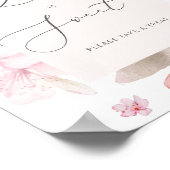 Kirschblüte Liebe süß nehmen Sie Leckerei Poster (Ecke)