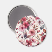 Kirschblüte Magnet (Vorderseite/Rückseite)