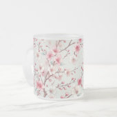 Kirschblüte Mattglastasse (Vorderseite Links)