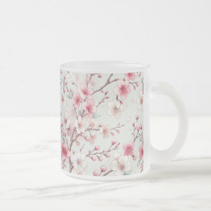 Kirschblüte Mattglastasse
