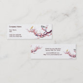 Kirschblüte Mini Visitenkarte (Vorne/Hinten)