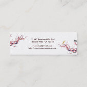 Kirschblüte Mini Visitenkarte (Rückseite)