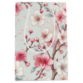 Kirschblüte Mittlere Geschenktüte (Vorderseite)