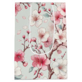 Kirschblüte Mittlere Geschenktüte (Rückseite)