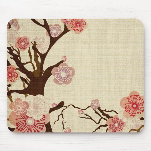 Kirschblüte Mousepad (Vorne)