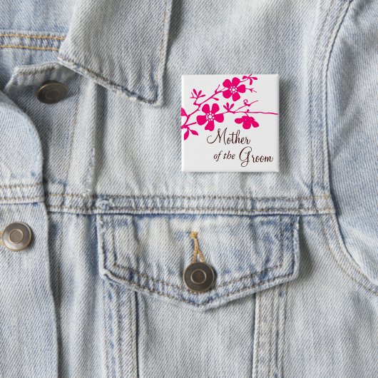 Kirschblüte Mutter des Raubknopfs Button (Beispiel)