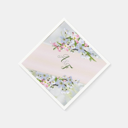 Kirschblüte Napkins Serviette (Ecke)