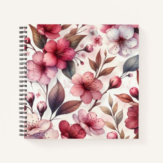 Kirschblüte Notizblock (Vorderseite)