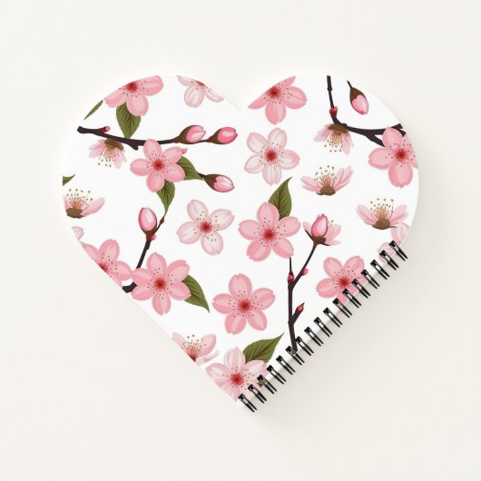 Kirschblüte Notizblock (Rückseite)