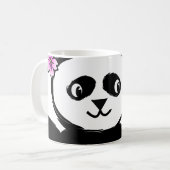 Kirschblüte-Panda Kaffeetasse (Vorderseite Links)