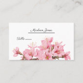 Kirschblüte Platzkarte (Vorderseite)