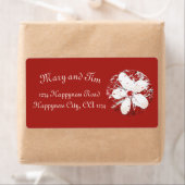 Kirschblüte Poesie rot weiß elegante Sakura (Insitu)