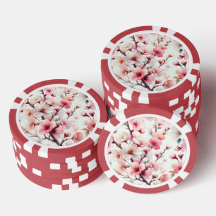 Kirschblüte Pokerchips