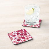 Kirschblüte Pop Getränkeuntersetzer (Rechte Seite)