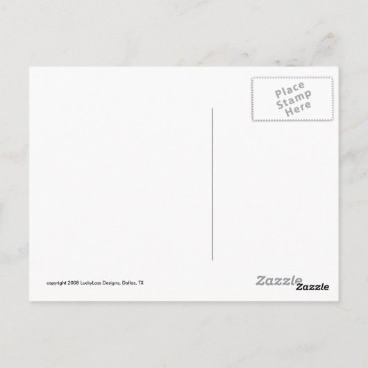 Kirschblüte Postkarte (Rückseite)