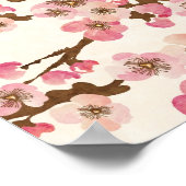 Kirschblüte Print Poster (Ecke)