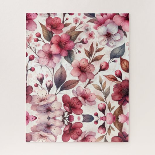 Kirschblüte Puzzle (Vertikal)