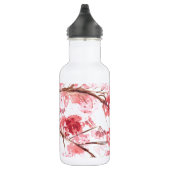 Kirschblüte Rosa Blume Blütenblättrige Sakura Trinkflasche (Rechts)