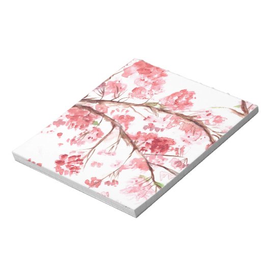 Kirschblüte Rosa Blume Girly Sakura Notizblock (Rotiert)