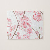 Kirschblüte rosa Blume Sakura Japanisch Puzzle (Horizontal)