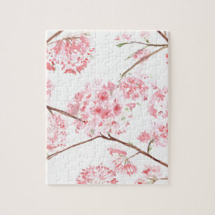 Kirschblüte rosa Blume Sakura Japanisch Puzzle