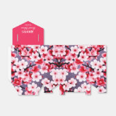 Kirschblüte Rosa Blumengartenmuster Geschenkschachtel (Ungefaltet)